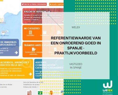 Referentiewaarde van een onroerend goed in Spanje